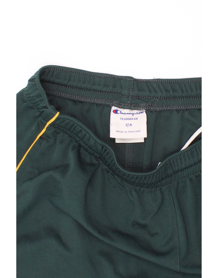 Champion Boys Sport Shorts 11-12 Years Green Polyester