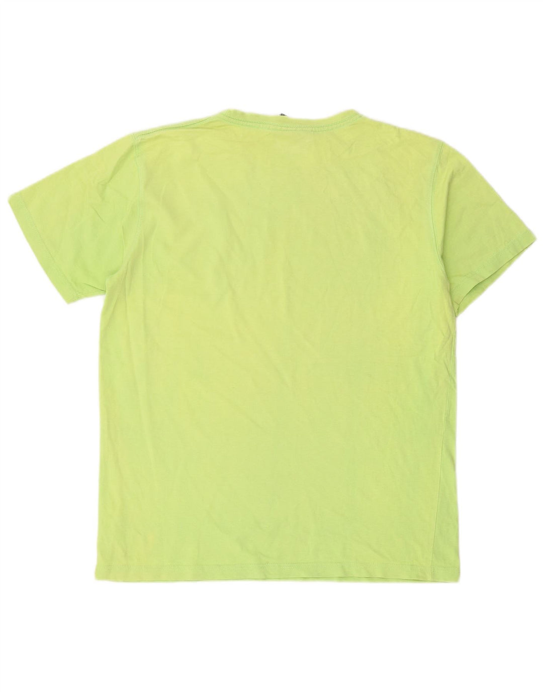 Animal Mens Graphic T-Shirt Top Medium Green Cotton