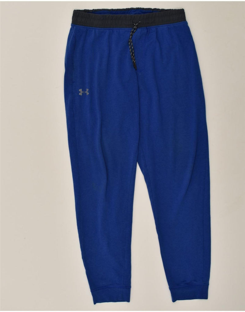 UNDER ARMOUR Mens Tracksuit Trousers Joggers Medium Blue | Vintage Under Armour | Thrift | Second-Hand Under Armour | Used Clothing | Messina Hembry 