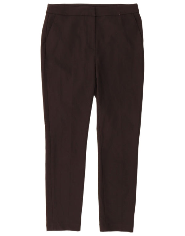 Zara Womens Skinny Chino Trousers EU 40 Medium W30 L27 Black Cotton