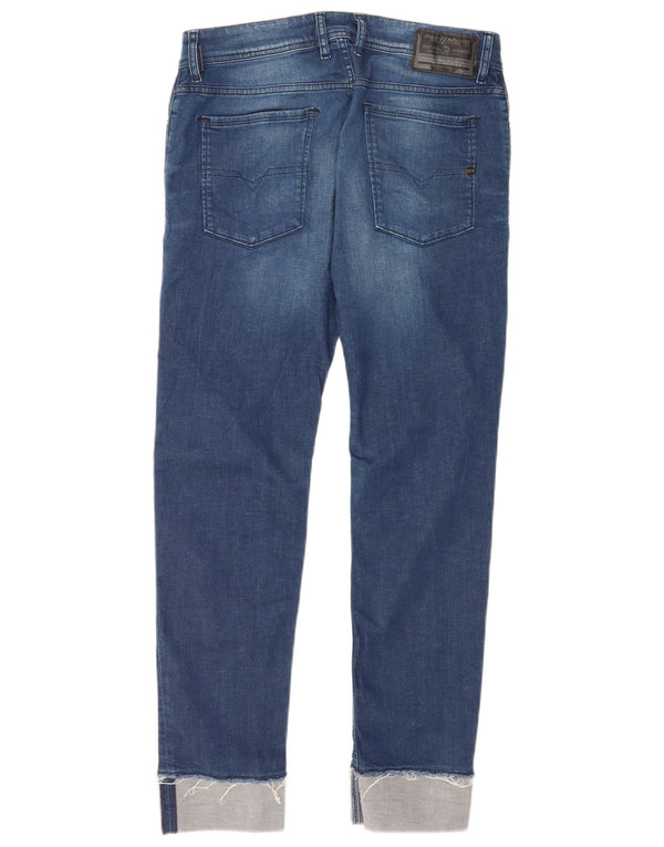 Diesel Mens Sleenker SP Slim Skinny Jeans W31 L32 Blue Cotton