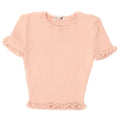 Zara Womens Crop Blouse Top UK 10 Small Pink Polyester
