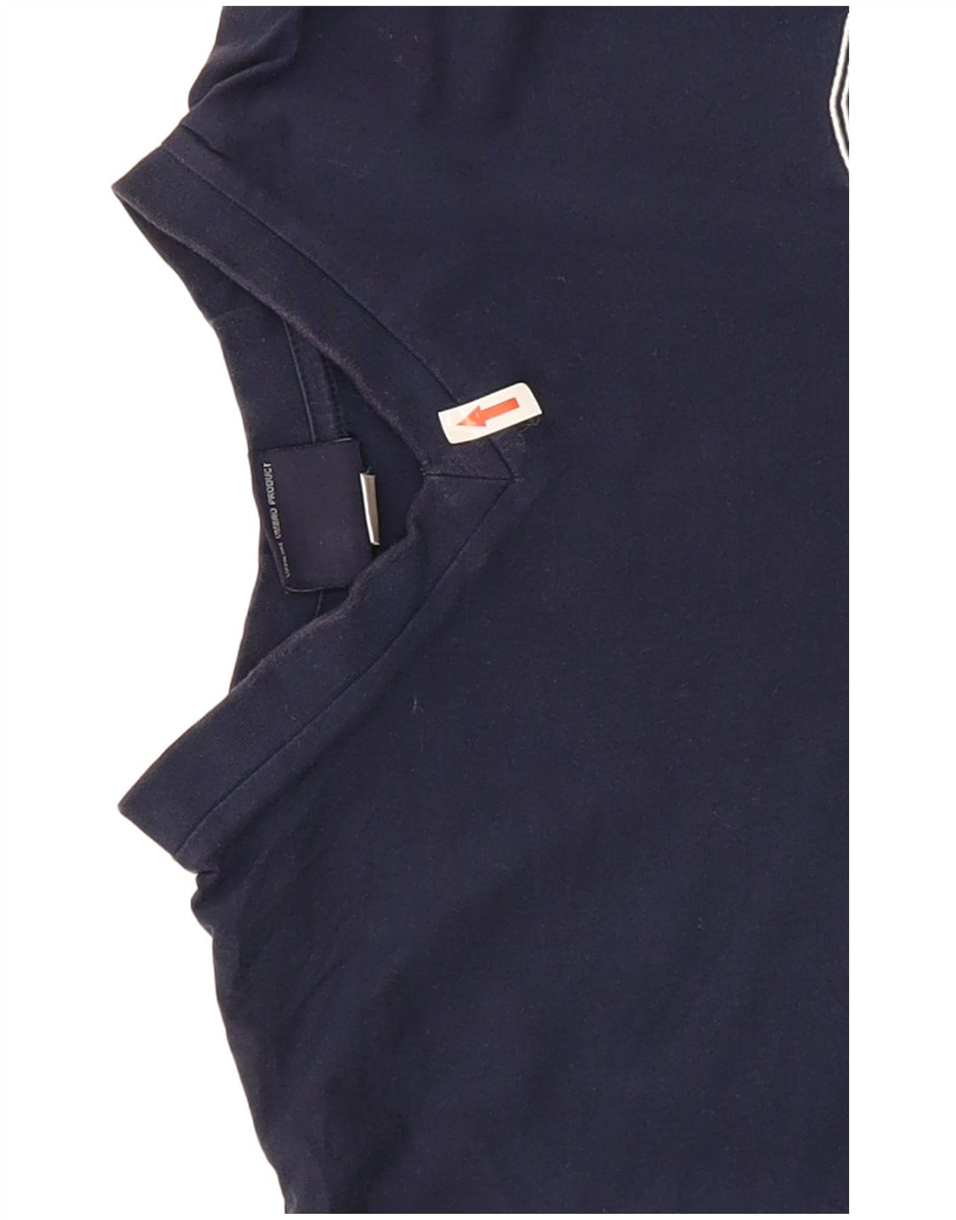 Umbro Mens T-Shirt Top Medium Navy Blue Cotton