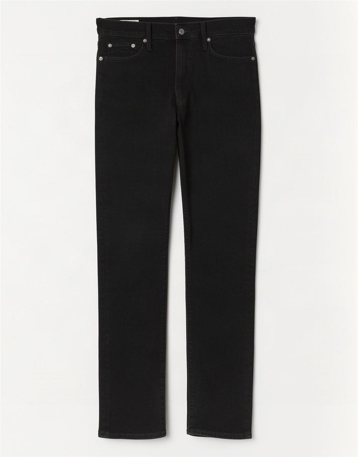 Levi's Mens 502 Tapered Jeans W30 L32 Black Cotton