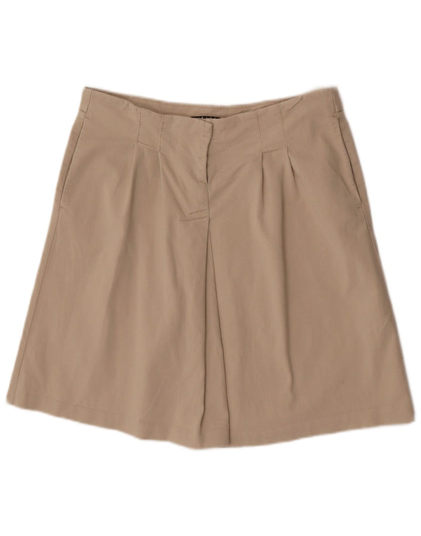 Sisley Womens A-Line Skirt IT 44 Medium W32  Beige Classic