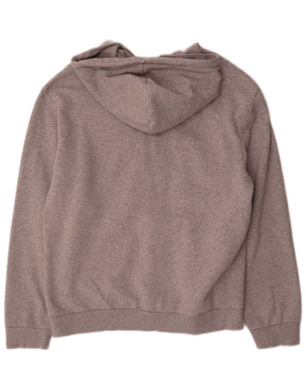 Reebok Mens Zip Hoodie Sweater Medium Grey Cotton