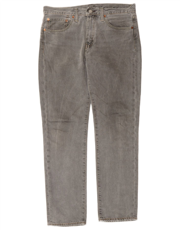 Levi's Mens 511 Slim Tapered Jeans W32 L30 Grey Cotton