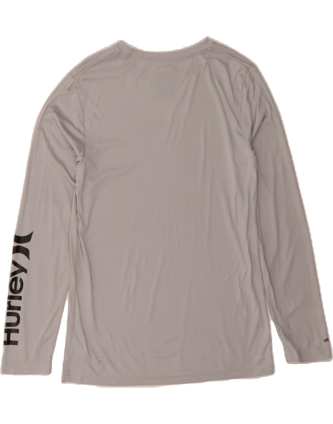 HURLEY Boys Graphic Top Long Sleeve 14-15 Years Large Grey Polyester Vintage Hurley and Second-Hand Hurley from Messina Hembry 