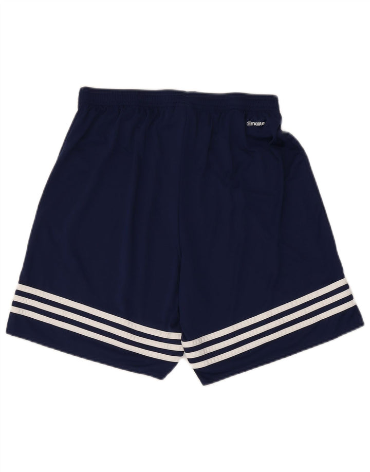 Adidas Mens Climalite Sport Shorts Medium Navy Blue Polyester