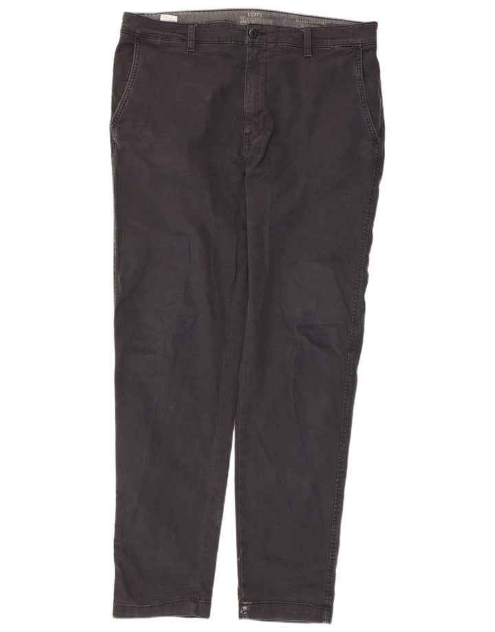 Levi's Mens Standard Fit Tapered Chino Trousers W36 L32 Grey