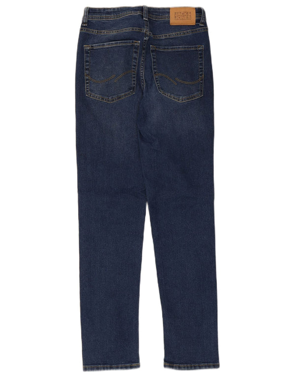 Jack & Jones Boys GLENN Slim Jeans 13-14 Years W28 L29 Blue Cotton