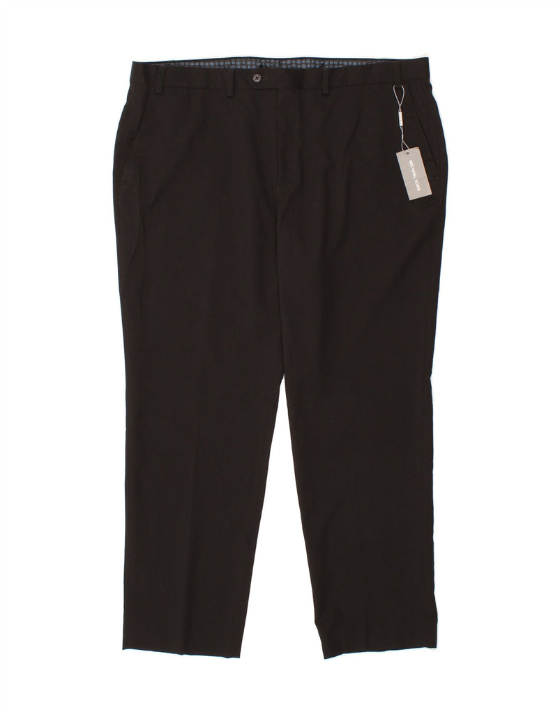 MICHAEL KORS Mens Slim Suit Trousers W40 L30 Black Polyester Vintage Michael Kors and Second-Hand Michael Kors from Messina Hembry 