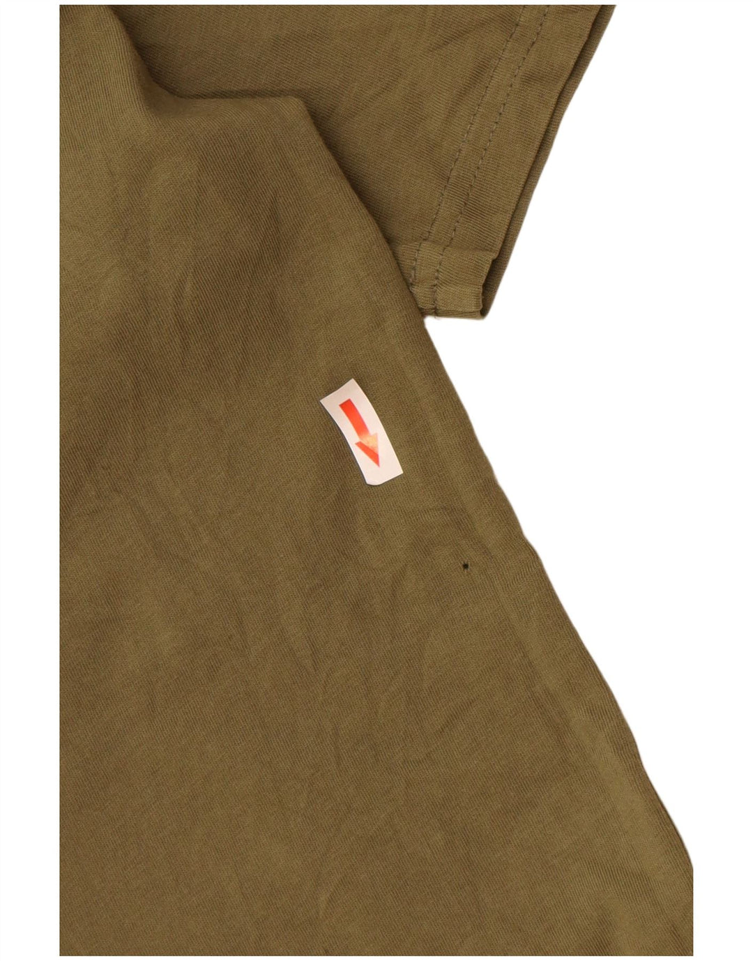 Carhartt Mens Graphic T-Shirt Top Medium Khaki Cotton