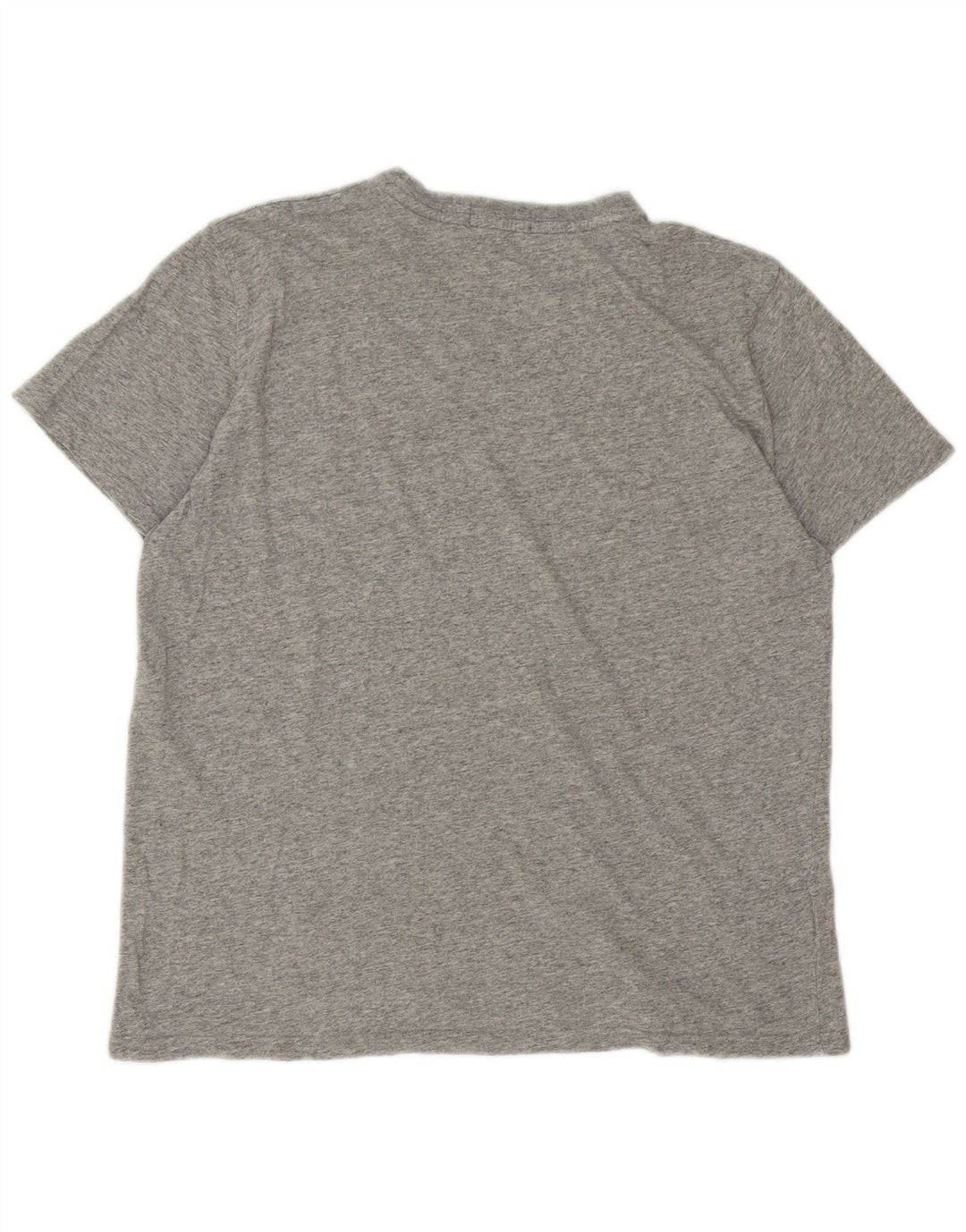 Fred Perry Mens T-Shirt Top Large Grey Flecked Cotton