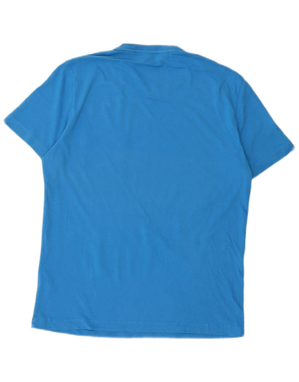 Penguin Mens T-Shirt Top Large Blue Cotton