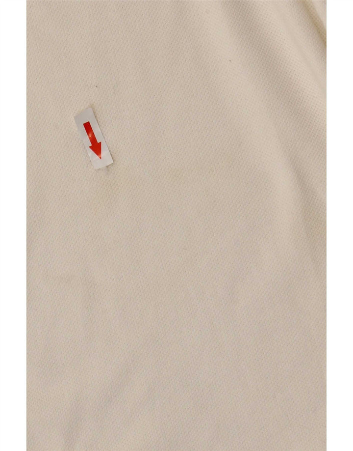 Kappa Mens Polo Shirt XL White Cotton