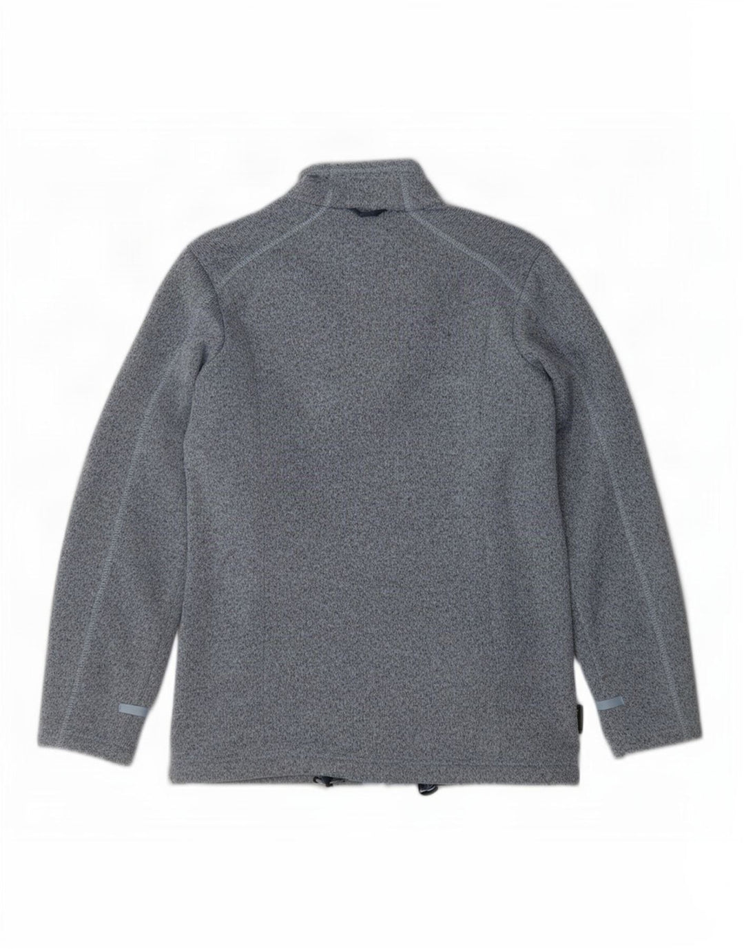 Jack Wolfskin Womens Tracksuit Top Jacket UK 12 Medium Grey Flecked