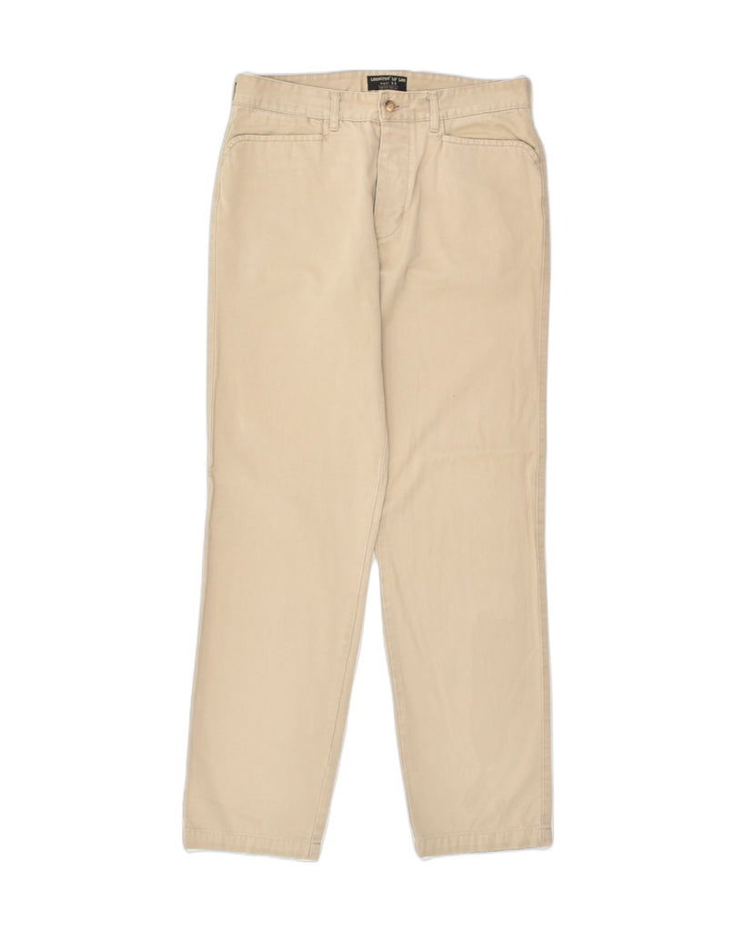 LEE Mens Straight Casual Trousers W33  L32 Beige Cotton | Vintage Lee | Thrift | Second-Hand Lee | Used Clothing | Messina Hembry 