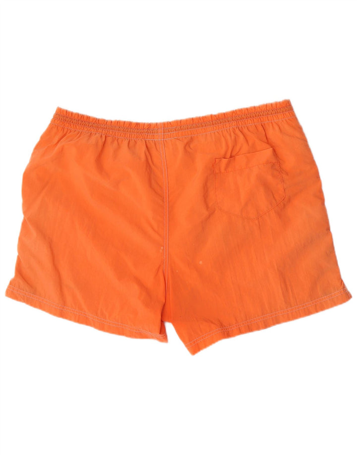 Champion Mens Graphic Swimming Shorts 2XL Orange Colourblock Polyamide