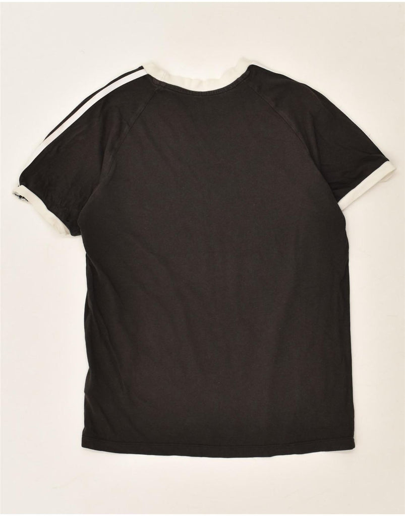 ADIDAS Boys Graphic T-Shirt Top 13-14 Years Large Black Cotton | Vintage Adidas | Thrift | Second-Hand Adidas | Used Clothing | Messina Hembry 