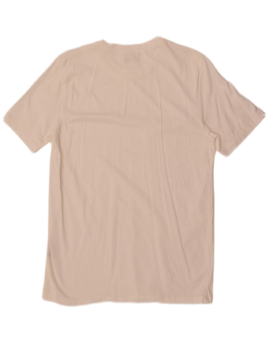 Zara Mens T-Shirt Top Medium White Cotton