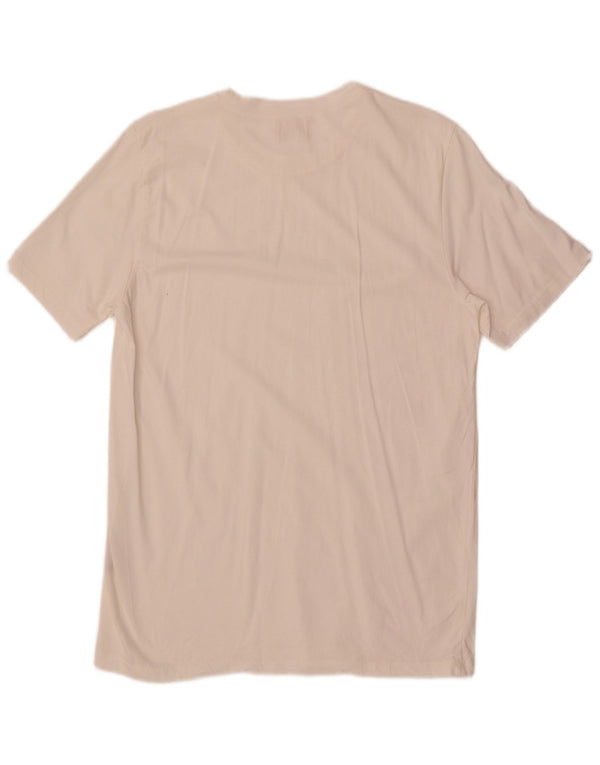 Zara Mens T-Shirt Top Medium White Cotton