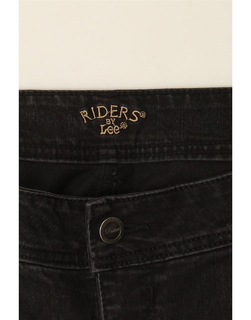 LEE Womens Riders Bootcut Jeans US 18 2XL W40 L29 Black Cotton Vintage Lee and Second-Hand Lee from Messina Hembry 