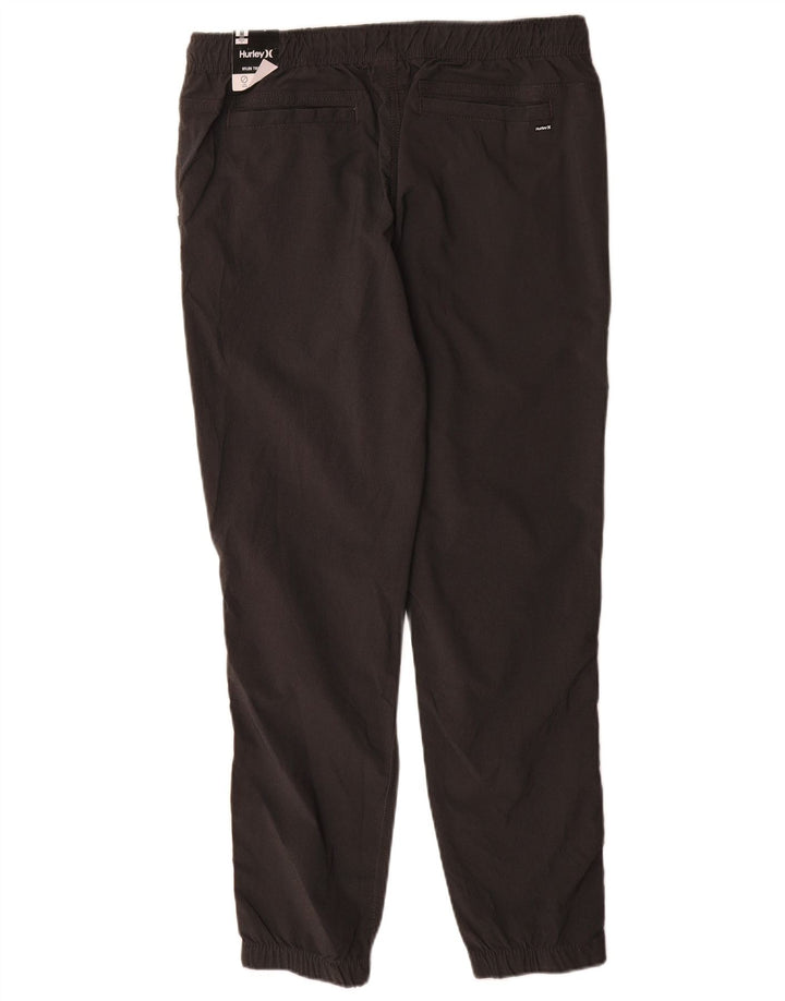 Hurley Womens Joggers Chino Trousers Medium W32 L30 Grey Nylon