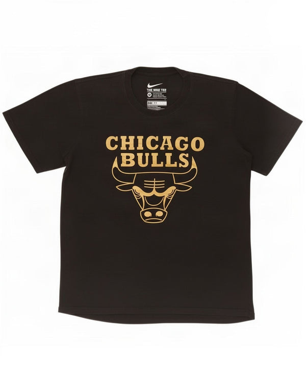 Nike Mens Chicago Bulls Graphic T-Shirt Top Large Black
