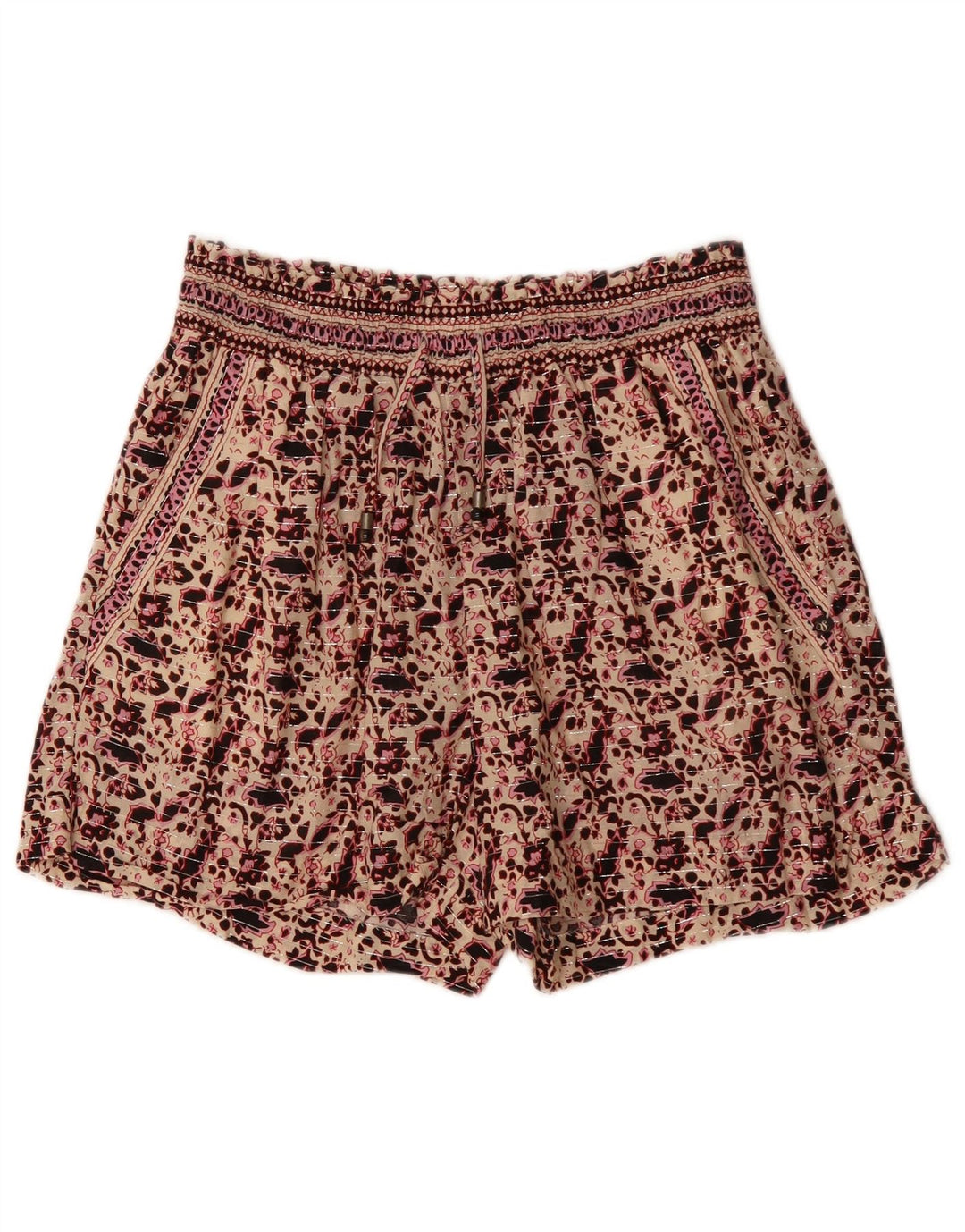 SCOTCH & SODA Womens Casual Shorts W27 Small Beige Floral