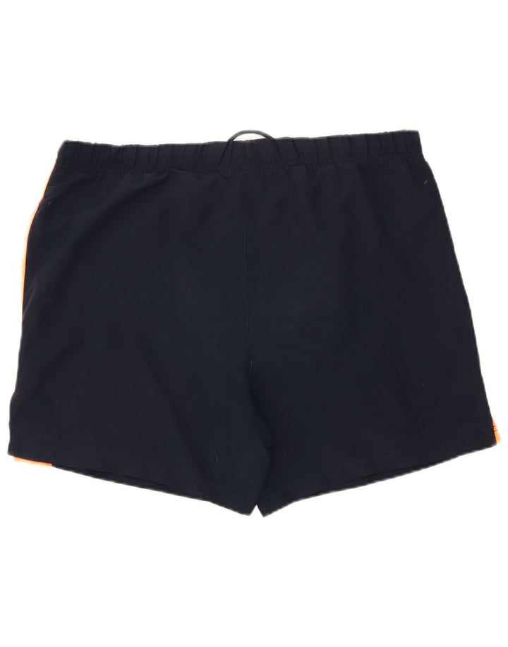 Nike Mens Graphic Sport Shorts Large  Navy Blue Colourblock Polyester