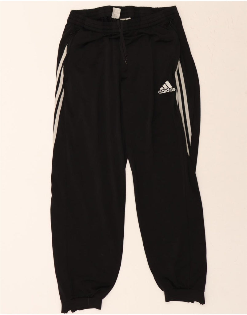 ADIDAS Mens Tracksuit Trousers Joggers Large Black Polyester Vintage Adidas and Second-Hand Adidas from Messina Hembry 