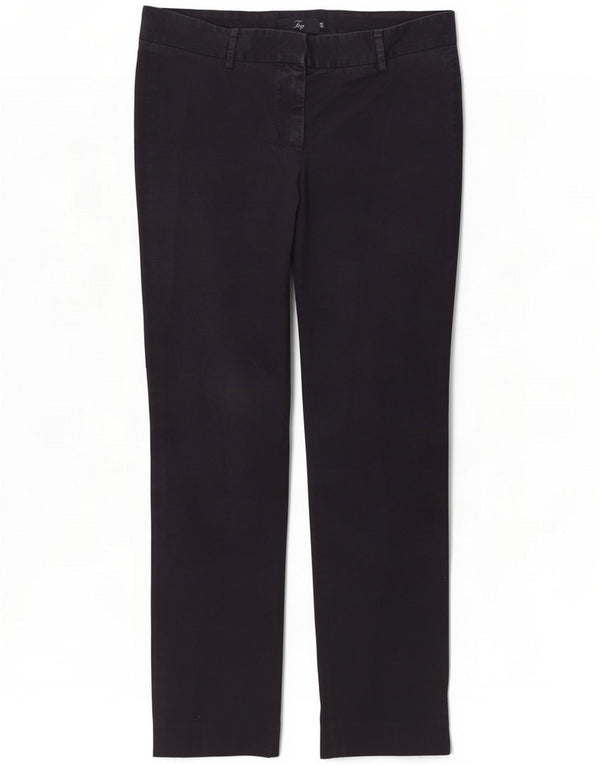Fay Womens Slim Chino Trousers IT 44 Medium W30 L28 Navy Blue Cotton