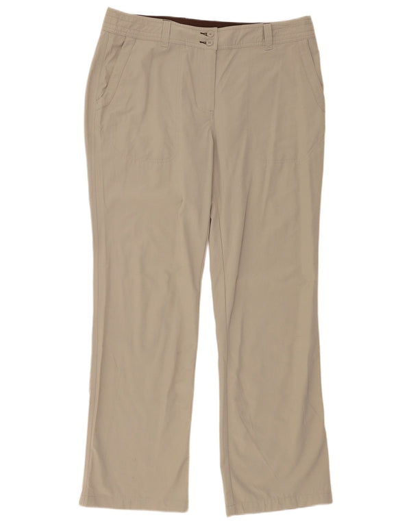 Rohan Womens Straight Casual Trousers UK 16 Large W38 L32 Beige Polyamide