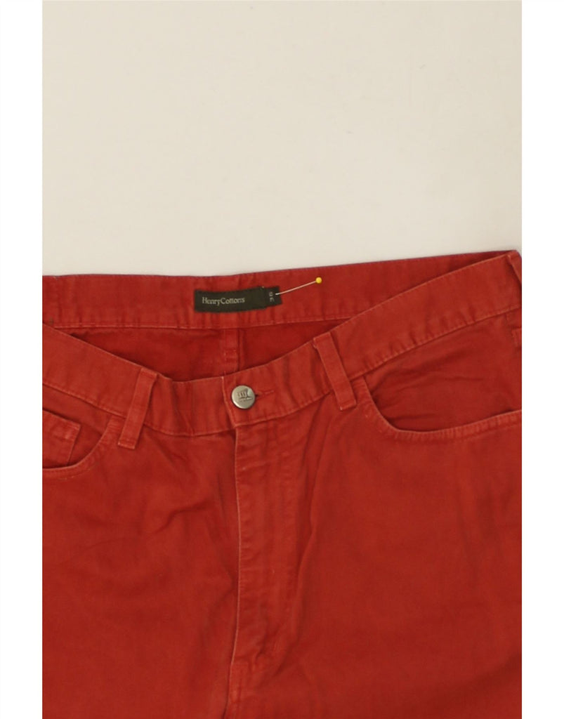 HENRY COTTONS Mens Straight Jeans W36 L28 Red | Vintage Henry Cottons | Thrift | Second-Hand Henry Cottons | Used Clothing | Messina Hembry 