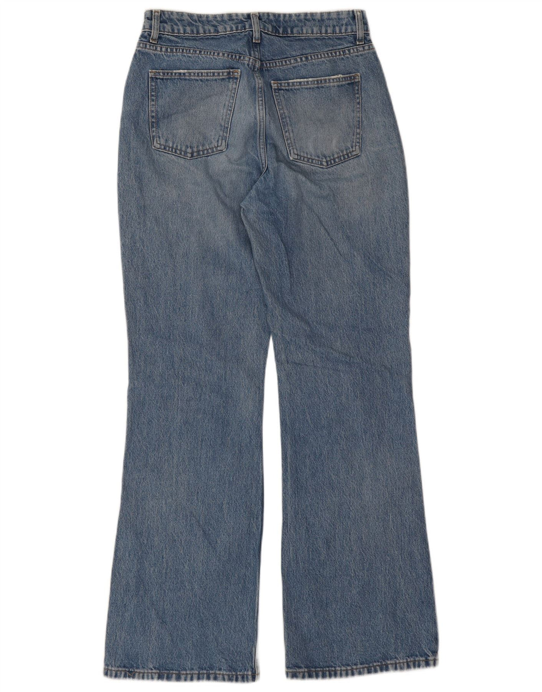 Topshop Womens Flared Jeans W30 L32 Blue Cotton