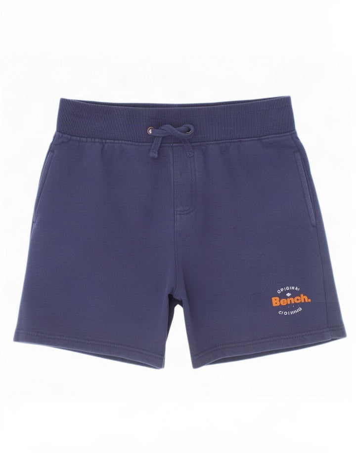 Bench Boys Sport Shorts 9-10 Years Medium Navy Blue Cotton
