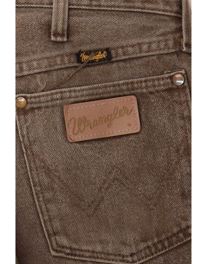 Wrangler Mens Straight Jeans W32 L28 Brown