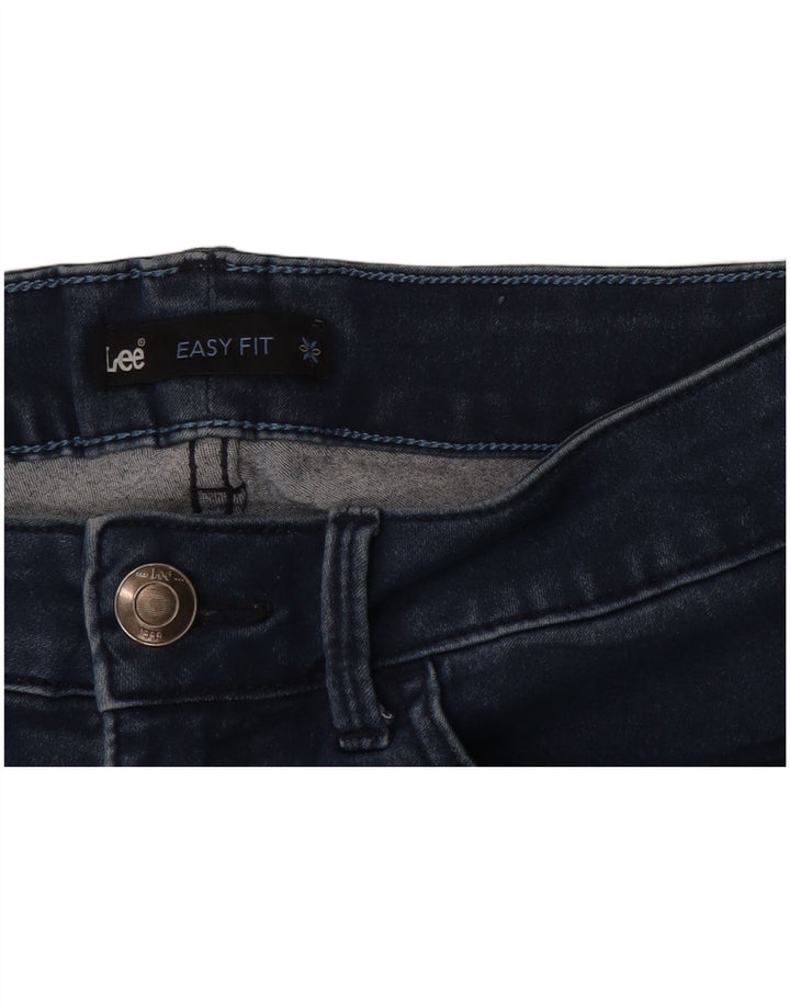 Lee Womens Easy Fit Denim Shorts W30 Medium Navy Blue