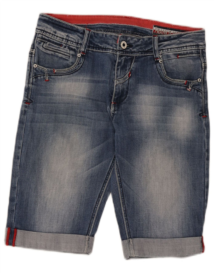 Vintage Womens Denim Shorts IT 44 Medium W32 Blue Cotton