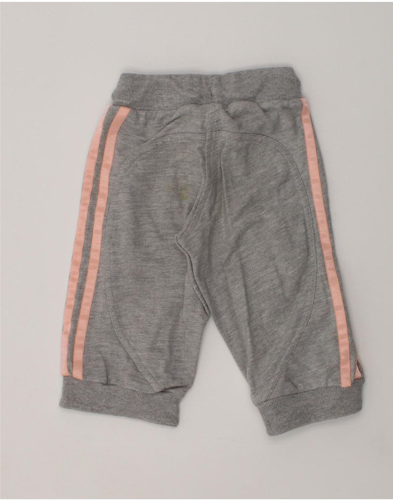 ADIDAS Girls Capri Tracksuit Trousers Joggers 2-3 Years Grey Cotton | Vintage Adidas | Thrift | Second-Hand Adidas | Used Clothing | Messina Hembry 