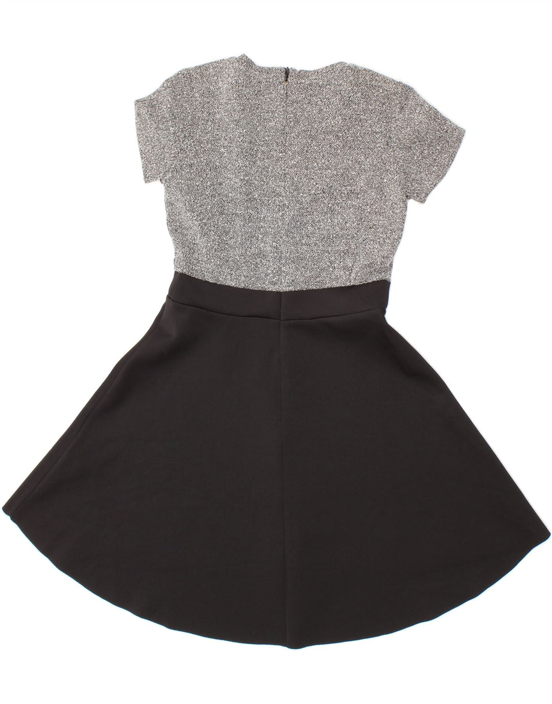 LIU JO Girls A-Line Dress 9-10 Years Grey Colourblock Polyester Vintage Liu Jo and Second-Hand Liu Jo from Messina Hembry 