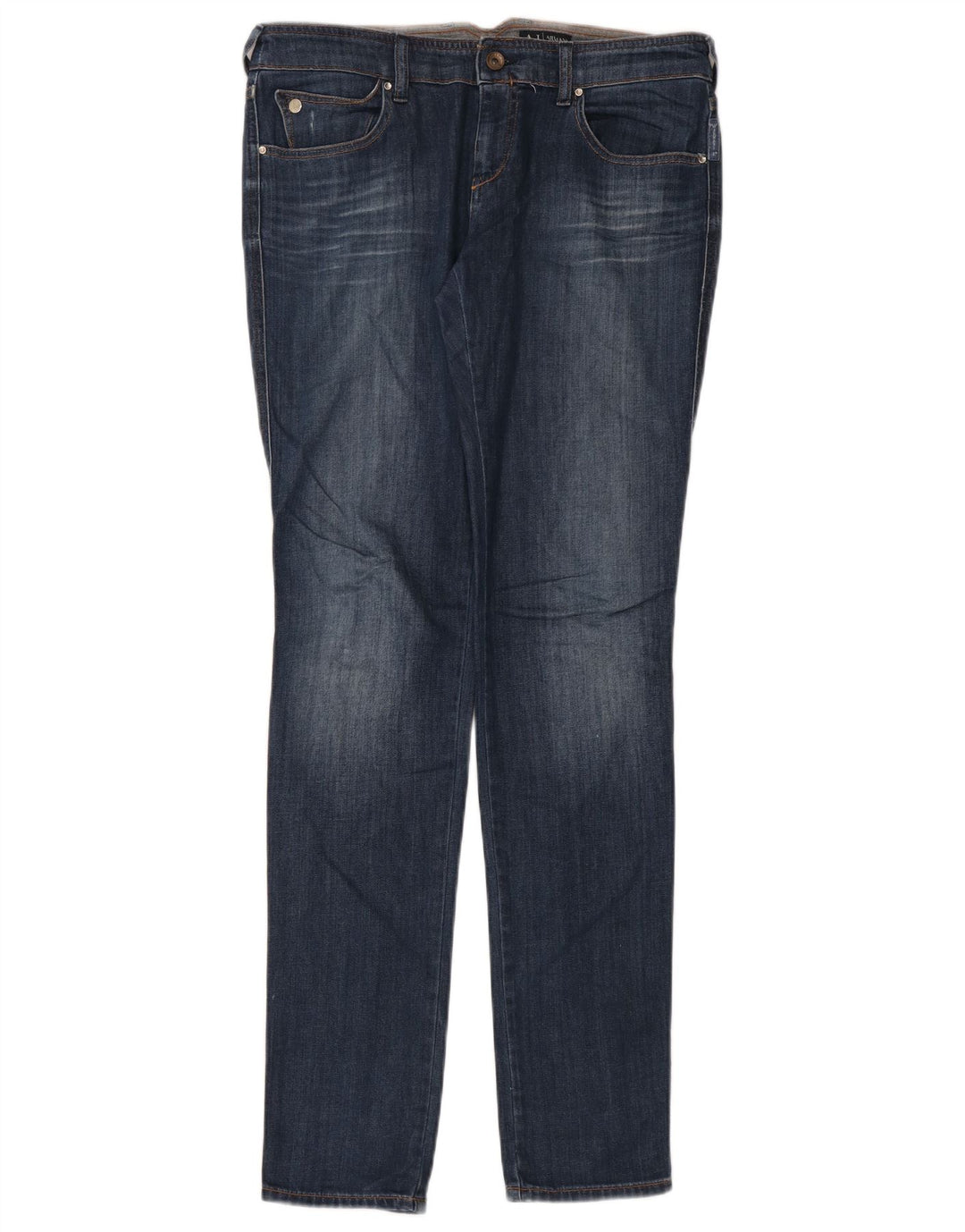Armani Womens Skinny Jeans W30 L34 Navy Blue