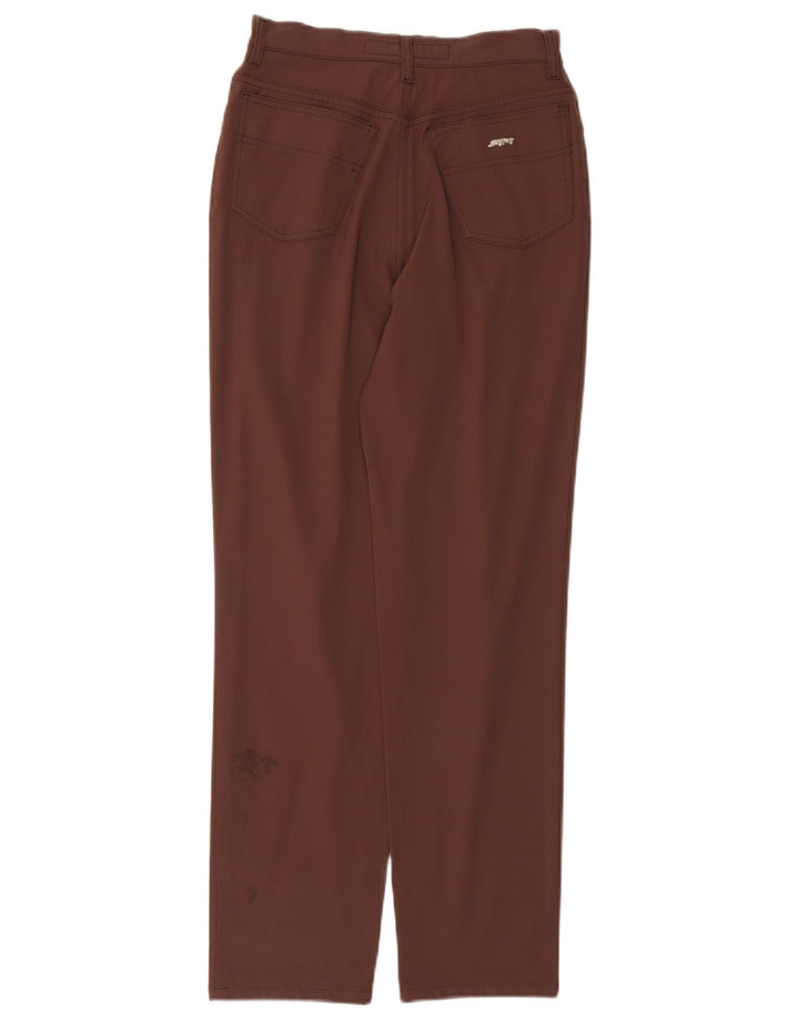 Krizia Womens Straight Casual Trousers W28 L29 Brown