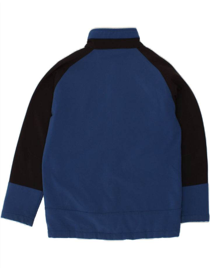 SALEWA Boys Tracksuit Top Jacket 8-9 Years Navy Blue Colourblock Polyester Vintage SALEWA and Second-Hand SALEWA from Messina Hembry 