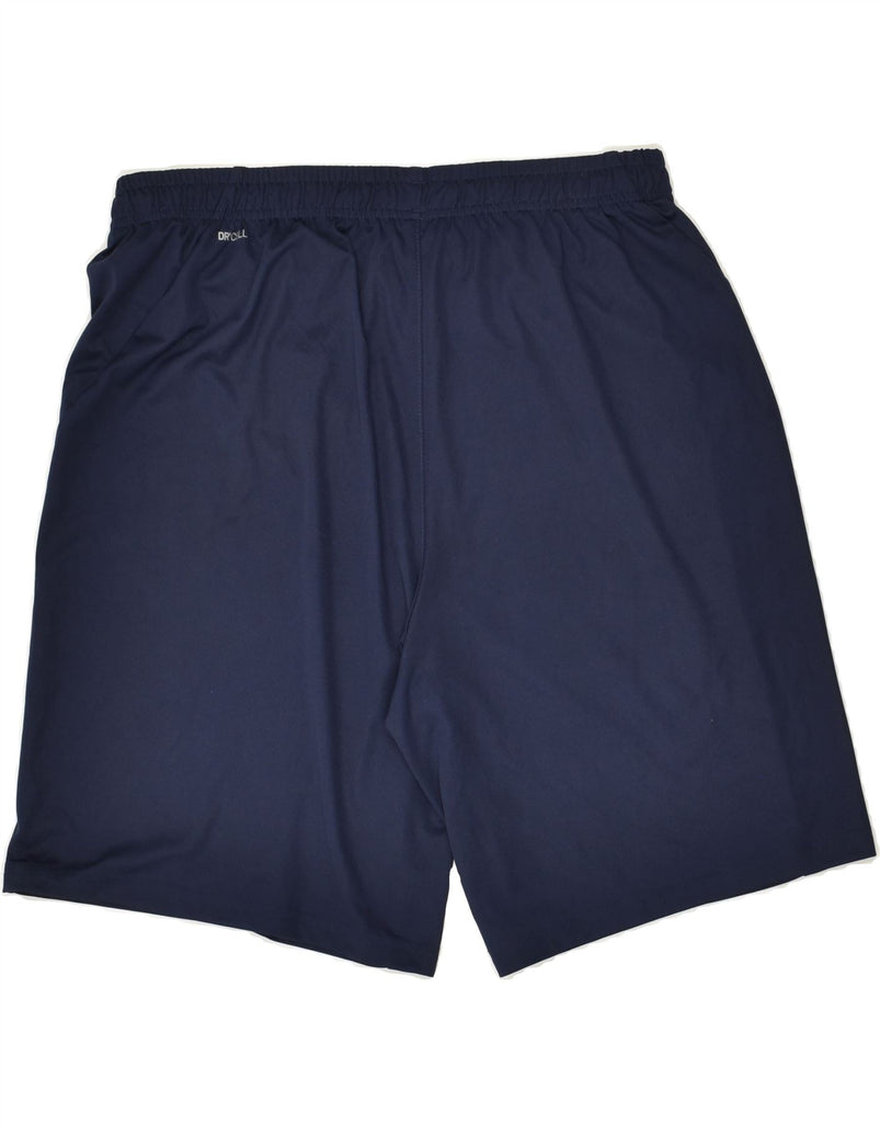 PUMA Mens Sport Shorts Large Navy Blue Polyester | Vintage Puma | Thrift | Second-Hand Puma | Used Clothing | Messina Hembry 