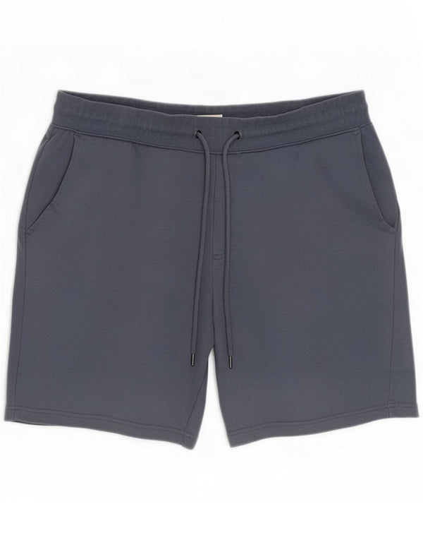 Marks & Spencer Mens Sport Shorts Large Blue Cotton