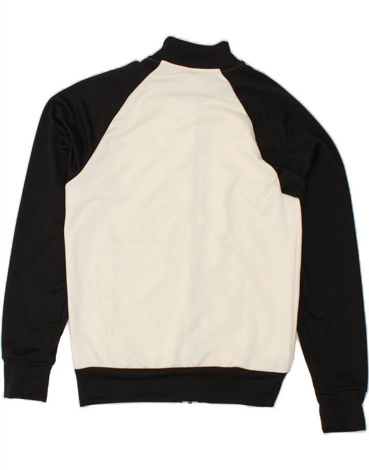 ADIDAS Mens Tracksuit Top Jacket UK 38/40 Medium White Colourblock Vintage Adidas and Second-Hand Adidas from Messina Hembry 