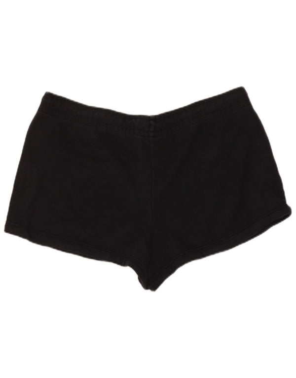 Nike Womens Sport Shorts UK 16 Large  Black Cotton