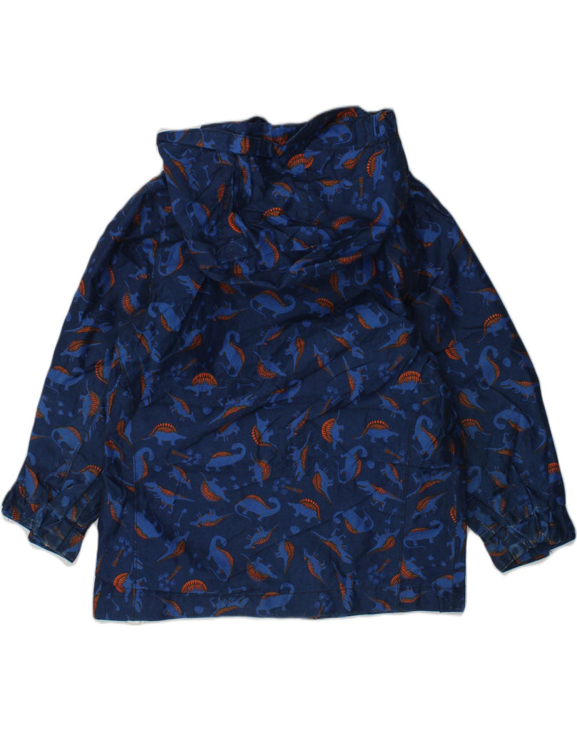 MOUNTAIN WAREHOUSE Boys Hooded Rain Jacket 2-3 Years Blue Animal Print | Vintage Mountain Warehouse | Thrift | Second-Hand Mountain Warehouse | Used Clothing | Messina Hembry 